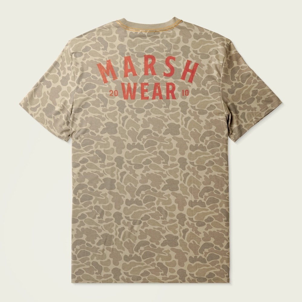 Marsh Wear Men's Sackhouse Hagood Short Sleeve Shirt Khaki Mallard Camo Sz 2XL - Picture 2 of 4